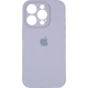 Чехол Fiji Silicone Case Full Camera для Apple iPhone 15 Pro бампер накладка с защитой камеры Lavender Grey - изображение 2