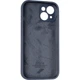Чохол Fiji Silicone Case Full Camera для Apple iPhone 15 Plus бампер накладка із захистом камери Dark Blue - зображення 3