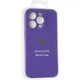 Чохол Fiji Silicone Case Full Camera для Apple iPhone 15 Pro бампер накладка із захистом камери Dark Purple - зображення 4