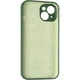 Чехол Fiji Silicone Case Full Camera для Apple iPhone 15 бампер накладка с защитой камеры Dark Green - изображение 3