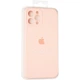 Чохол Fiji Silicone Case Full Camera для Apple iPhone 12 Pro Max бампер накладка із захистом камери Grapefruit - зображення 4