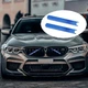 Декоративные вставки в решетку радиатора BMW синяя - изображение 2