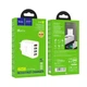 Адаптер мережевий HOCO Fuerza four-port charger C102A 4USB 28.5W блок білий - зображення 8