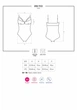 Кружевное боди с доступом черного цвета 818-TED-1 teddy размер 2XL/3XL - изображение 6