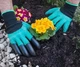 Перчатки садовые Синий Garden Genie Gloves с ногтями (YU8SH11847) - изображение 4