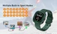Смарт-часи DG Ares, 1,32 дюйми для Android iOS, Green - зображення 7