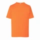 Детская футболка JHK, KID T-SHIRT, базовая, однотонная, для мальчика, оранжевая, размер 134, на 9/11 лет - изображение 3