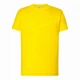 Детская футболка JHK, KID T-SHIRT, базовая, однотонная, для мальчика, желтая, размер 122, на 7/8 лет - изображение 3