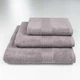 Набір махрових рушників з Бордюром 3шт GM Textile 40х70см, 50х90см, 70х140см 400г/м2 (Кавовий) - зображення 1