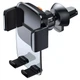 Тримач для телефона в авто на дефлектор (воздуховод) Black Baseus Easy Control Clamp Air Outlet Version (SUYK000101) - зображення 5