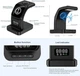 Бездротова зарядна станція 5 в 1 Earldom ET-WC37 15W для iPhone 12-15/AirPods/Apple Watch з годинником та підсвіткою | MagSafe | Fast Charger | Black | 777369 - зображення 4