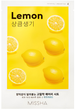 Maseczka nawilżająca do twarzy Missha Airy Fit Sheet Lemon 19 ml (8809581454736) - obraz 1