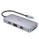 USB-Хаб (адаптер) Hoco HB33 Easy Type-C 10-in-1 multi-function converter 18см - зображення 1