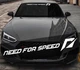 Наклейка на лобовое стекло авто ARB 3D TUNING STUDIO Need for speed 1300х200х0.080мм - изображение 1