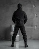 Тактичний костюм Softshell Police Black з липучками під шеврони та кишенями на блискавках S - зображення 9