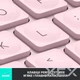 Клавіатура бездротова Logitech MX Keys Mini Wireless Illuminated UA Rose (920-010500) - зображення 2
