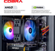 Комп'ютер COBRA Advanced (A55.16.H1S4.36.16983) AMD Ryzen 5 5500 / DDR4 16ГБ / HDD 1ТБ + SSD 480ГБ / nVidia GeForce RTX 3060 12ГБ - зображення 4