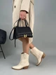 Женские ботинки ковбойки ShoesBand Молочный цвет натуральная кожа 36 (23,5 см) (S36071д) - изображение 2