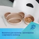 Тарелка силиконовая Canpol Babies Мишка на присоске с тремя отделами 500 мл Зеленая (51/401_gre) - изображение 8