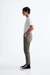 Джинси звужені Zara Slim Fit 32 темний хакі 8062/375/507 - изображение 4