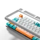 Клавиатура Aula Mechanical F2088 PRO White/Blue, plus 9 Orange keys KRGD blue (6948391234908) - изображение 5