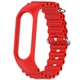 Ремешок Ocean Band для Xiaomi Mi Band 3/4/5/6/7 Красный / Red - изображение 2