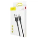 Дата кабель Baseus Cafule Type-C Cable 3A (1m) (Чорний / Сірий) (91919) - зображення 5