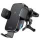 Автодержатель с Беспроводное зарядное устройство Proove Triple Clamp 15W (Black) (181534) - изображение 1