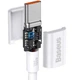 Дата кабель Baseus Superior Series Fast Charging Type-C to Type-C PD 100W (2m) (Білий) (51209) - зображення 4