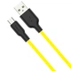 Дата кабель HOCO X21 Plus Silicone MicroUSB Cable (1m) (Black / Yellow) (104721) - зображення 4
