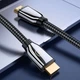 Дата кабель USAMS US-SJ499 U67 HDMI 8K Ultra HD to HDMI 2.1 (5m) (Чорний) (156270) - зображення 4