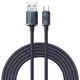 Дата кабель Baseus Crystal Shine Series USB to Type-C 100W (1.2m) (CAJY00040) (Black) (160230) - изображение 1