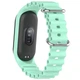 Ремешок Ocean Band для Xiaomi Mi Band 3/4/5/6/7 Бирюзовый / Blue Sea - изображение 3