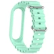 Ремешок Ocean Band для Xiaomi Mi Band 3/4/5/6/7 Бирюзовый / Blue Sea - изображение 4