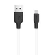 Дата кабель HOCO X21 Plus Silicone MicroUSB Cable (1m) (Чорний / Білий) (104722) - зображення 2