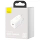 МЗП Baseus Super Si Quick Charger 25W (1USB-C) (CCSP) Білий - зображення 4