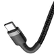Дата кабель Baseus Cafule Type-C to Type-C Cable PD 2.0 60W (2m) (Черный / Серый) (91934) - изображение 3
