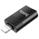 Перехідник HOCO UA17 Lightning Male to USB Female USB2.0 (Чорний) (135867) - зображення 4