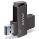 Флеш накопитель USAMS US-ZB195 USB3.0 Rotatable High Speed Flash Drive 32 Gb (Iron-grey) (156155) - изображение 2