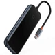 Переходник Baseus Hub AcmeJoy 4-Port Type-C (USB3.0*3+Type-C PD&Data*1) (WKJZ) (Dark Gray) (160310) - изображение 3
