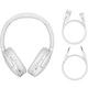 Накладные беспроводные наушники Baseus Encok Wireless headphone D02 Pro (NGTD01030) (White) (176681) - изображение 7
