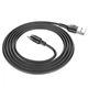 Кабель HOCO X52 USB to Micro 2.4A, 1m, PVC, PVC connectors, magnetic, Black - изображение 6