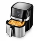 Аэрофритюрница мультипечь Transa Electronics SimpleFry TE-460 1700 Вт 6 л 8 программ Серебристо-черная - изображение 10