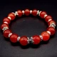 Браслет на резинке из натурального камня Сердолик 19 см - изображение 1