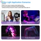 Светодиодная RGB палка LED Stick. Светловой видеосвет жезл 20 см для фото и видео на магните, с аккумулятором и пульт дистанционного управления. - изображение 4