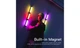 Светодиодная RGB палка LED Stick. Светловой видеосвет жезл 20 см для фото и видео на магните, с аккумулятором и пульт дистанционного управления. - изображение 8