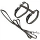 Шлея та повідець Flamingo Cat Harness and Leash Ziggi для котів сіро-коричневий - изображение 1