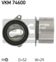 VKM 74600 SKF Ролик модуля натягувача ременя SKF (VKM74600) - зображення 1