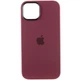 Чохол Silicone Case Metal Buttons (AA) для Apple iPhone 12 Pro Max Бордовий/Plum (ITS-00000065322_2) - изображение 2