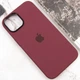 Чохол Silicone Case Metal Buttons (AA) для Apple iPhone 12 Pro Max Бордовий/Plum (ITS-00000065322_2) - изображение 7